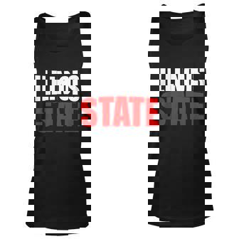 Illinois State V2 Unisex Tank Top - Thegiftio