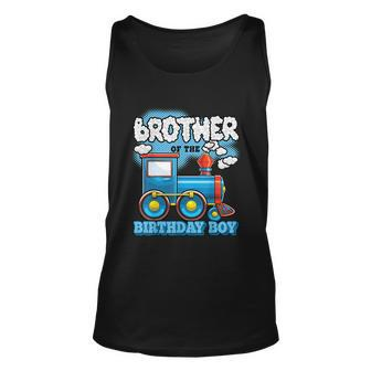 Im Brother Of The Birthday Boy Train Birthday Party Supply Unisex Tank Top - Monsterry DE