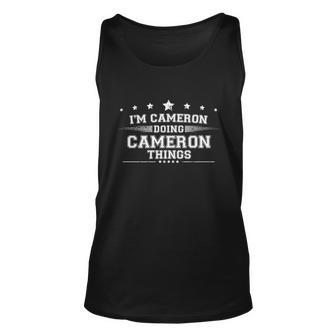 Im Cameron Doing Cameron Things Unisex Tank Top - Monsterry