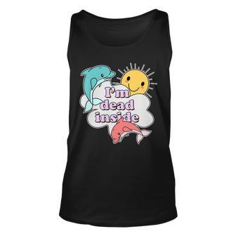 Im Dead Inside Funny Unisex Tank Top - Monsterry DE