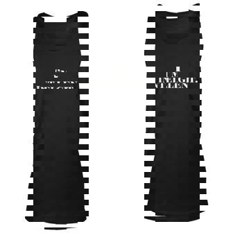 Im Intelligent Men Women Tank Top Graphic Print Unisex - Thegiftio