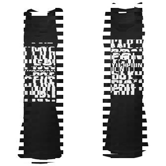 Im Not A Person You Can Put On Speaker Phone Unisex Tank Top - Seseable