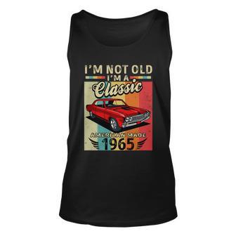 Im Not Old Im A Classic American Made 1965 Retro Birthday Gift Unisex Tank Top - Thegiftio UK