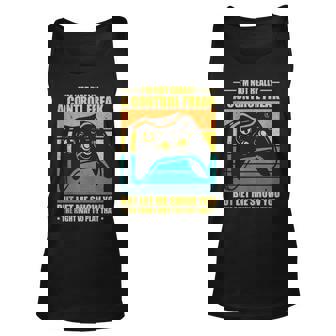 Im Not Really Control Freak Gaming Funny Gamer Video Games Unisex Tank Top - Thegiftio
