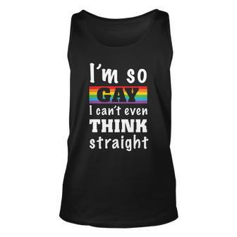 Im So Gay I Cant Lgbt Pride Month Unisex Tank Top - Monsterry AU