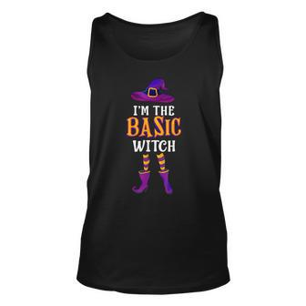 Im The Basic Witch Halloween Costume Family Women Matching Unisex Tank Top - Seseable