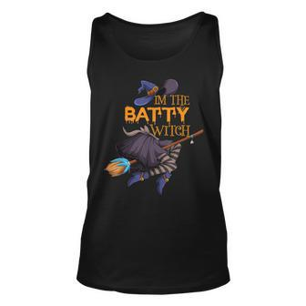 Im The Batty Witch Halloween Matching Group Costume Unisex Tank Top - Seseable