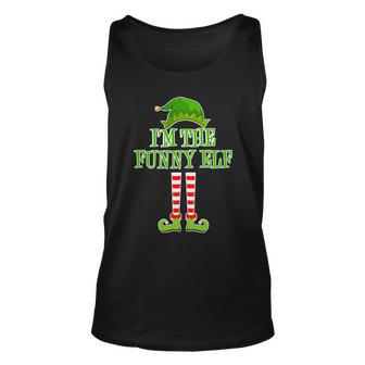Im The Funny Elf Matching Family Christmas Tshirt Unisex Tank Top - Monsterry CA