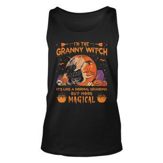 Im The Granny Witch Its Like A Normal Grandma Halloween Unisex Tank Top - Seseable