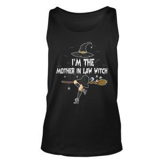 Im The Mother In Law Witch Funny Halloween Witch Family Unisex Tank Top - Seseable
