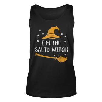 Im The Salty Witch Halloween Gift Matching Group Costume Unisex Tank Top - Seseable