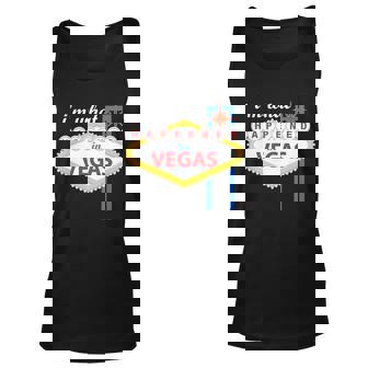 Im What Happened In Vegas Unisex Tank Top - Thegiftio