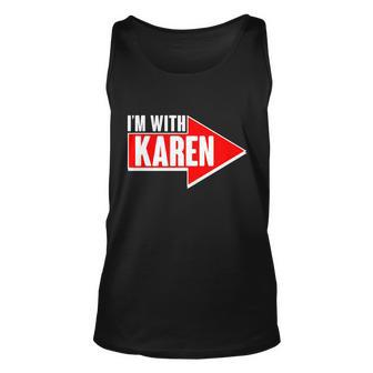 Im With Karen Unisex Tank Top - Monsterry UK