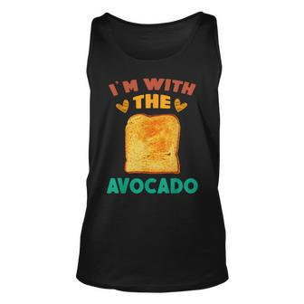 Im With The Avocado - Avocadolovers & Toast Halloween Cost Unisex Tank Top - Seseable