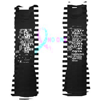 In This Family No One Fights Alone Suicide Prevention Awareness Unisex Tank Top - Thegiftio UK