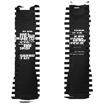 Instead Of Gifts Im Giving Everyone My Opinion Unisex Tank Top - Thegiftio