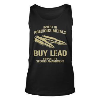 Invest In Precious Metals Buy Lead Support Unisex Tank Top - Monsterry AU