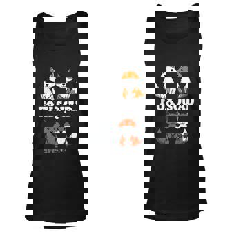 Ironic Fox Squad Nature Forest Animal Gift Graphic Design Printed Casual Daily Basic Unisex Tank Top - Thegiftio UK
