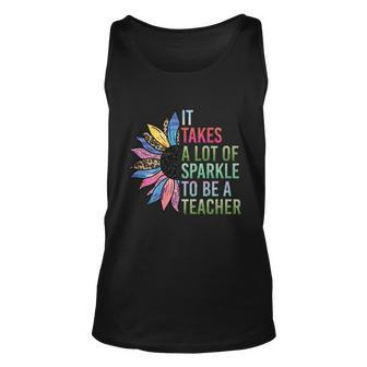 It Takes A Lot Of Sparkle To Be A Teacher Plus Size Shirt For Male Female Teache Unisex Tank Top - Thegiftio UK