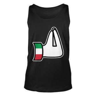 Italian Hand Gesture Funny Unisex Tank Top - Monsterry AU