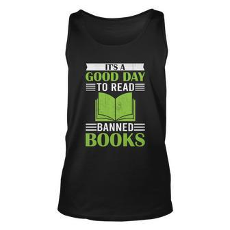 Its A Good Day To Read Banned Books Graphic Design Printed Casual Daily Basic Unisex Tank Top - Thegiftio UK