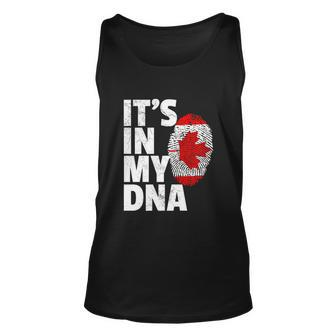 Its In My Dna Canada Flag Funny Canadian Fathers Day Unisex Tank Top - Monsterry AU
