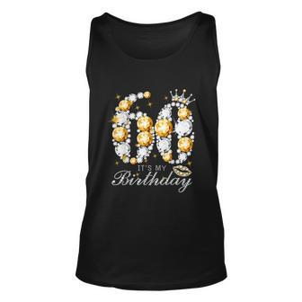 Its My 60Th Birthday Queen 60 Years Old Shoes Crown Diamond Unisex Tank Top - Monsterry