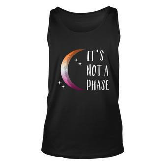 Its Not A Phase Halfmoon Lgbt Gay Pride Lesbian Gift Unisex Tank Top - Monsterry