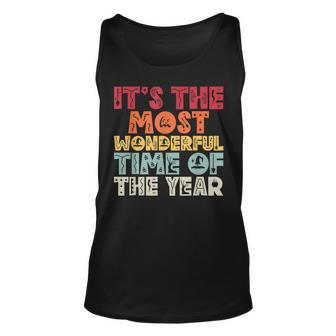 Its The Most Wonderful Time Of The Year Halloween Unisex Tank Top - Thegiftio UK