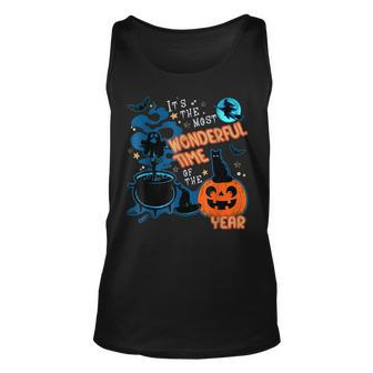 Its The Most Wonderful Time Of The Year Halloween Unisex Tank Top - Thegiftio UK