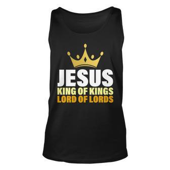 Jesus King Of Kings Lords Of Lords Unisex Tank Top - Monsterry UK