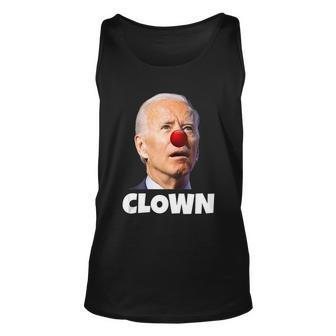 Joe Biden Is A Clown Joe Biden Is An Idiot Graphic Design Printed Casual Daily Basic V2 Unisex Tank Top - Thegiftio UK