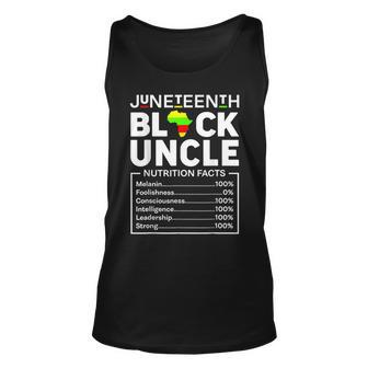 Junenth Black Uncle King Melanin Dad African Father Day Men Women Tank Top Graphic Print Unisex - Thegiftio UK