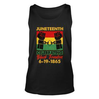 Juneteenth Celebrating Black Freedom 6-19-1865 Breaking The Chains Unisex Tank Top - Monsterry AU