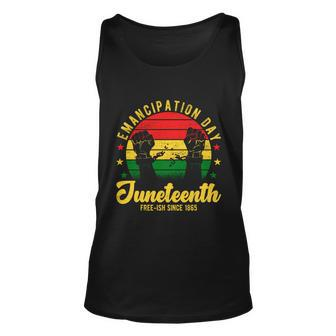 Juneteenth Emancipation Day Vintage Cool Melanin Black Pride Gift V3 Unisex Tank Top - Monsterry AU
