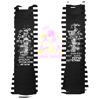Just A Girl Who Loves Anime Ramen And Sketching Ns Girls Men Women Tank Top Graphic Print Unisex - Thegiftio