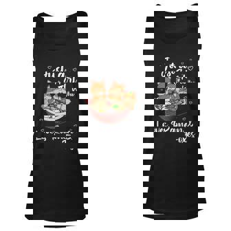Just A Girl Who Loves Ramen And Foxes Unisex Tank Top - Thegiftio UK