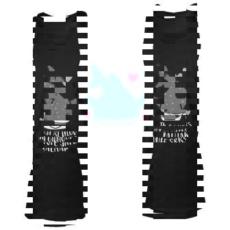 Just A Girl Who Loves Whale Sharks Cute Whale Shark Graphic Design Printed Casual Daily Basic Unisex Tank Top - Thegiftio