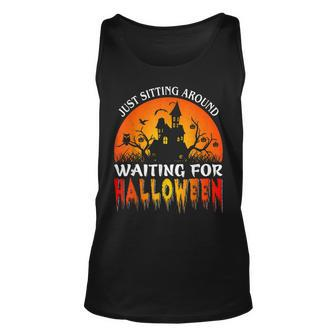 Just Sitting Around Castles Spend All Year Waiting For Halloween Unisex Tank Top - Seseable