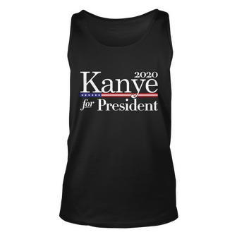 Kanye For President 2020 Tshirt Unisex Tank Top - Monsterry