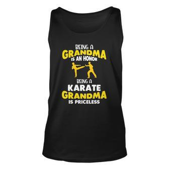 Karate Grandma Funny Martial Arts Lover Men Women Tank Top Graphic Print Unisex - Thegiftio UK