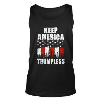 Keep America Trumpless Anti Donald Trump Unisex Tank Top - Thegiftio UK