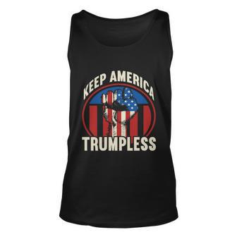 Keep America Trumpless Great Gift V4 Unisex Tank Top - Monsterry DE
