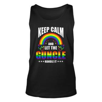 Keep Calm And Let The Guncle Handle It Guncle Unisex Tank Top | Mazezy