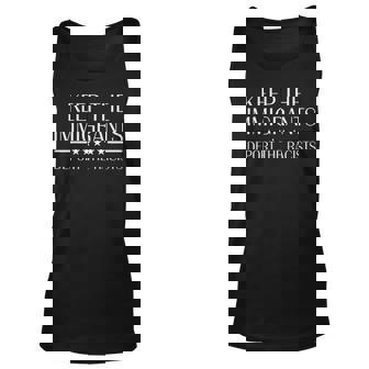 Keep The Immigrants Deport The Racists Anti Racism Unisex Tank Top - Thegiftio