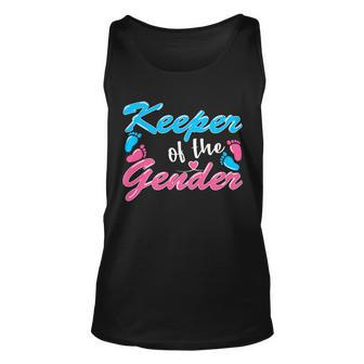 Keeper Of The Gender Baby Reveal Party Unisex Tank Top - Monsterry UK