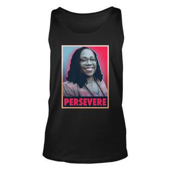 Ketanji Brown Jackson Kbj Persevere Vintage Poster Unisex Tank Top - Monsterry AU