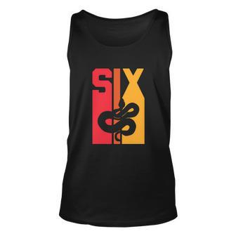 Kids 6Th Birthday Vintage Snake Lover Pet Reptile 6 Years Old Unisex Tank Top - Monsterry CA