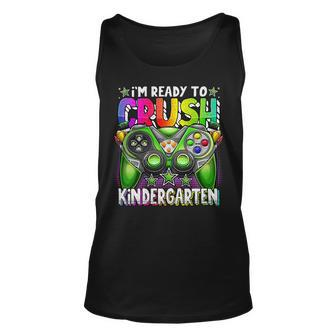 Kids Im Ready To Crush Kindergarten Back To School Video Game Unisex Tank Top - Seseable