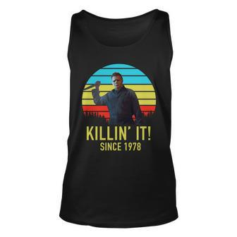 Killin It Since 1978 Retro Horror Movie Unisex Tank Top - Monsterry AU